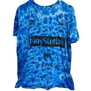 Ripple Junction Sony Playstation Tie Dye Tee Shirt
